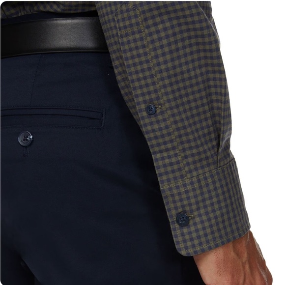 NWT Bonobos Men's Green/ Navy Checkered Button Down Shirt- S - Picture 4 of 11